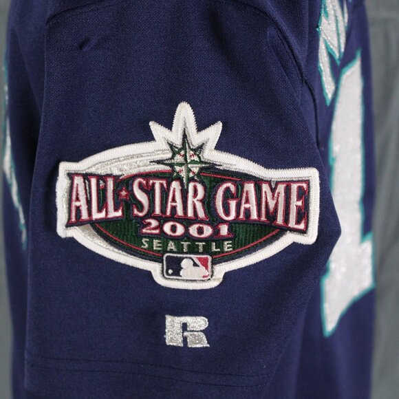 Seattle Mariners Jersey (VTG) - Edgar Martinez 11 Russell Atheltic - Size 44 - Picture 5 of 12